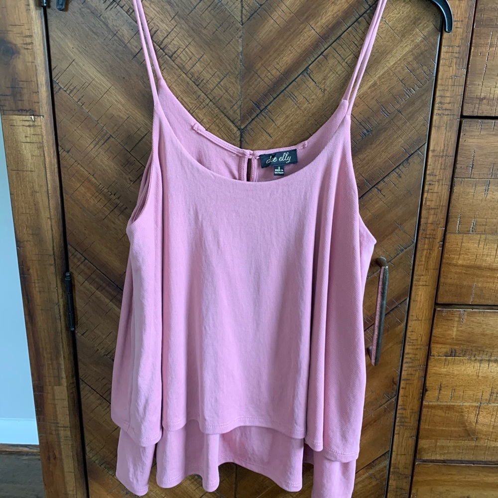 Tiered Hem Swing Tank